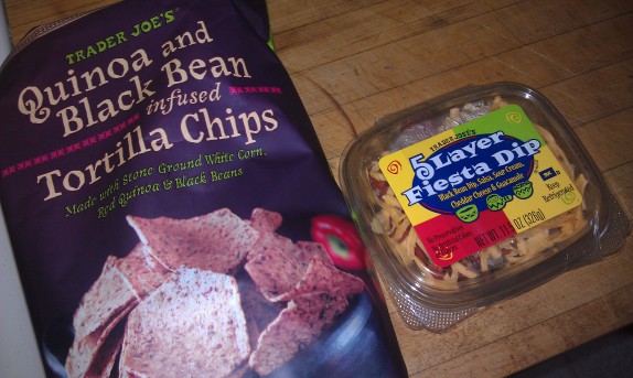 quinoa and black bean chips