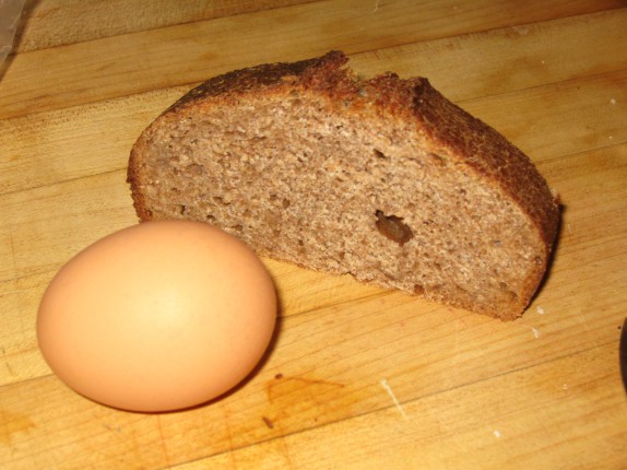 Egg and bread