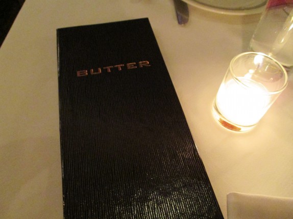 Butter cocktail menu