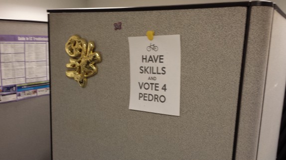 Fortune and Have Skills and Vote for Pedro
