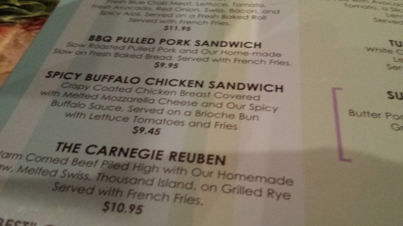 Buffalo chicken sandwich