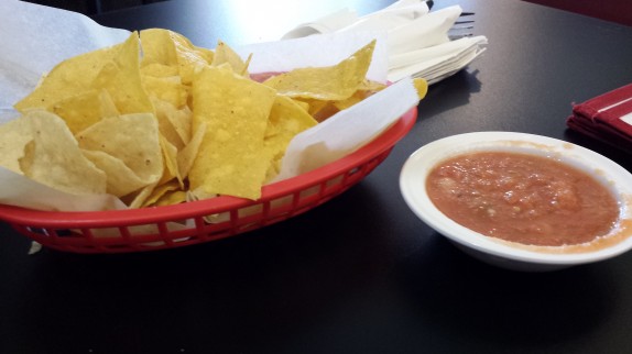Chips with salsa