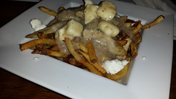 Poutine at city beer hall