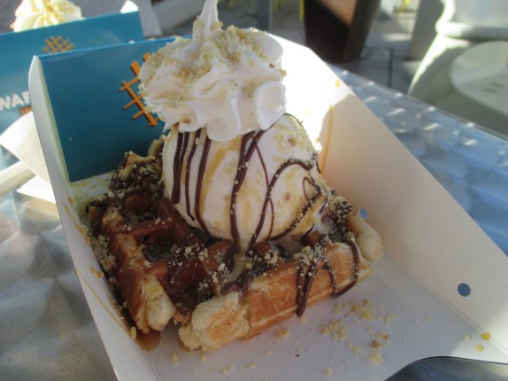 Nutellaville waffle