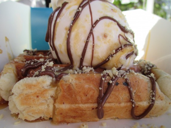 Nutellaville waffle