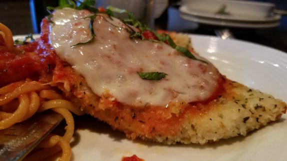 Pan seared chicken parm