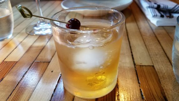 New Brooklyn Cocktail at Peck's Arcade